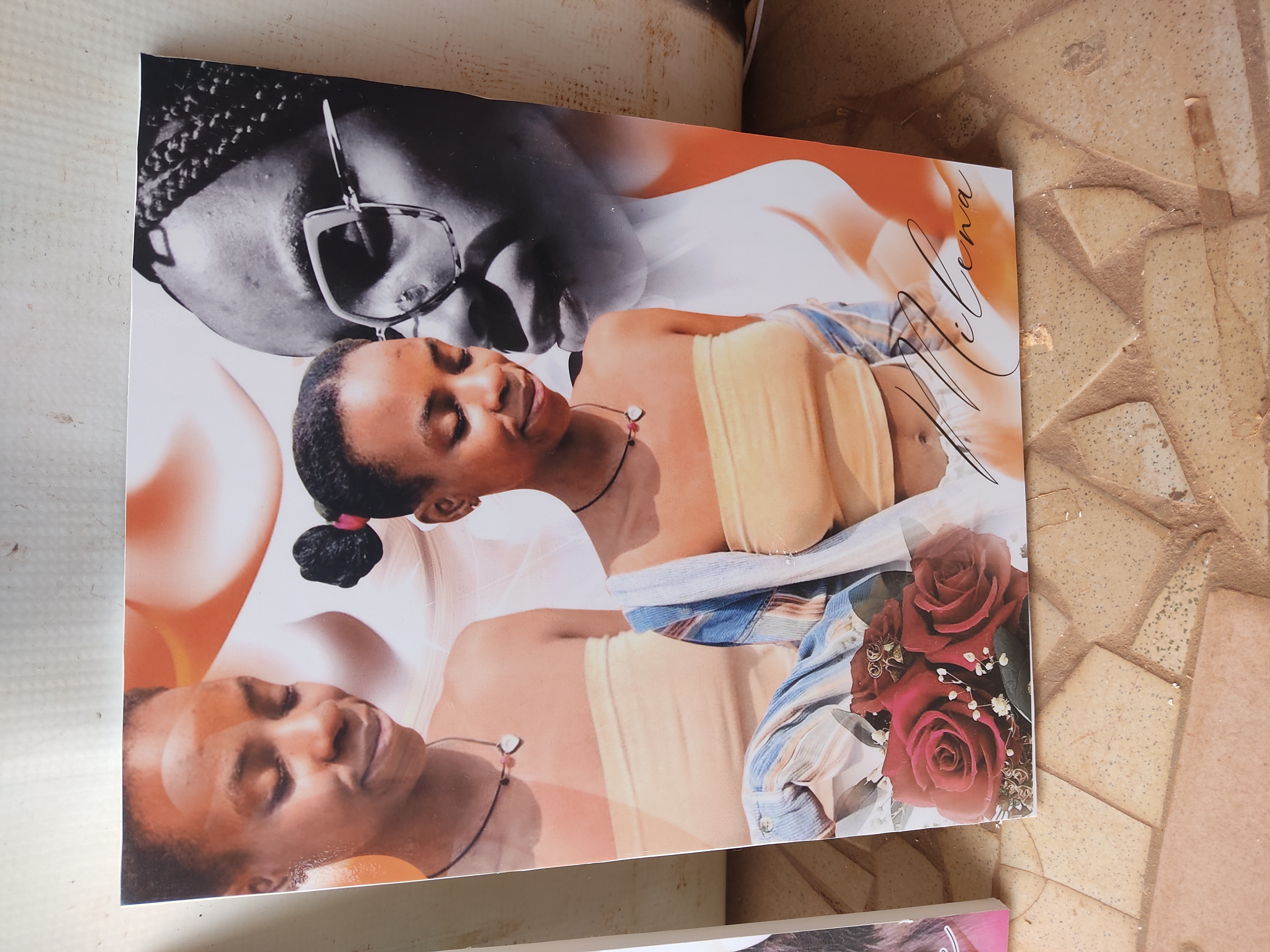 Agrandissement photo sur bois.